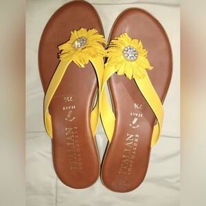 Italian Shoemakers Yellow Sandals